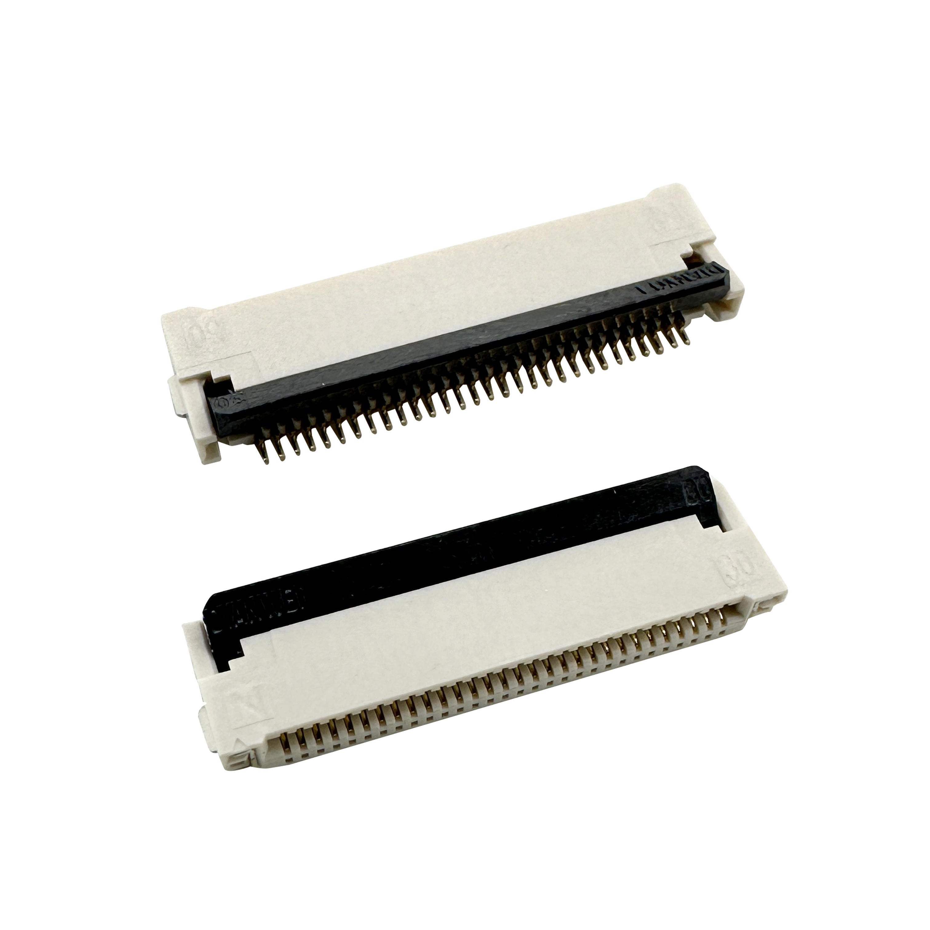 0.5mm back flip SMT H2.0mm dual contacts FPC/FFC connectors :ERYAY42I-2.0